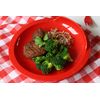 Harfield Tableware Assisted Dining Scoop Non Slip Plate 23cm HQ Unbreakable Copolyester (Blue)