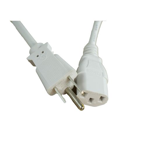 [UL Listed] OMNIHIL White 30 Feet Long AC Power Cord Compatible with Epson - Home Cinema 4010 4K 3LCD Projector V11H932020