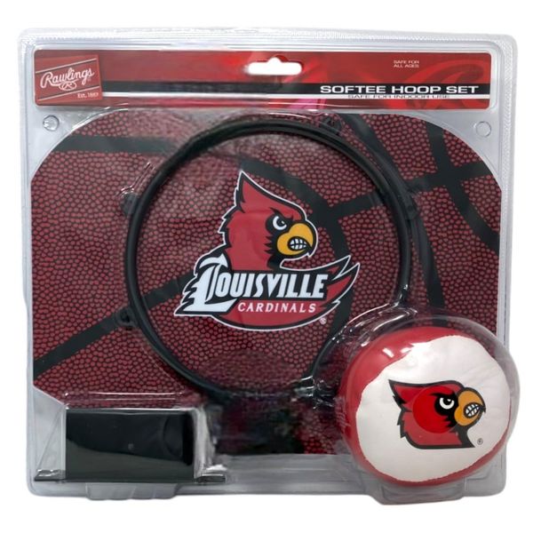 Rawlings Louisville Cardinals Slam Dunk Softee Hoop Set