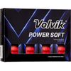 Volvik Power Soft Red Golf Balls (One Dozen)