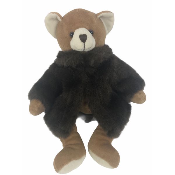 Russ Berrie For Target 15” Plush Bear In Fur Coat