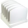 Victor Pure White Desktop File Sorter, 8.8" x 9.5" x 9.6"