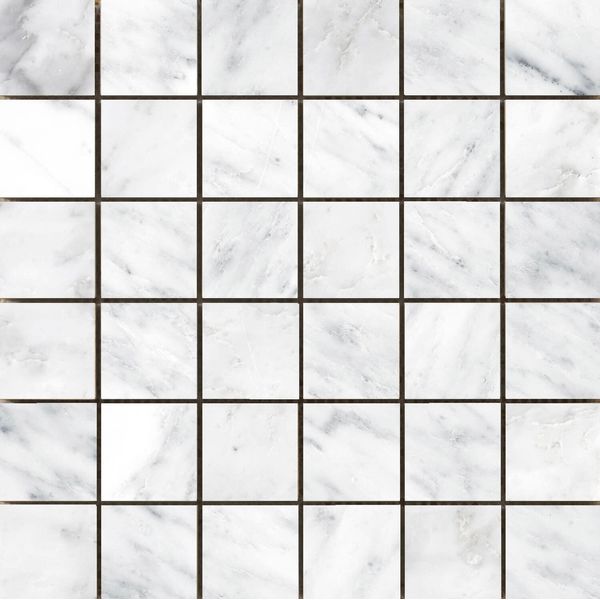 Emser Tile M05WINT1212MO2 Marble - 2" x 2" Square Wall Tile - - Winter Frost