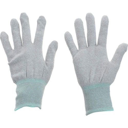TRUSCO ESD-GPM ESD Gloves with Copper Fiber, Non-Coated Type, Size M