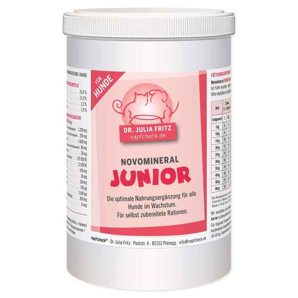 napfcheck Novomineral Junior - für Hunde im Wachstum - hypoallergen - 1000 g