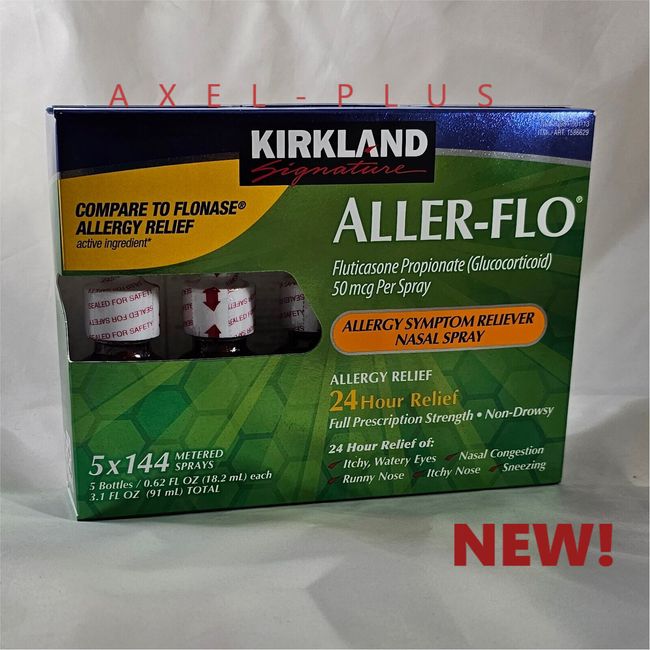 Kirkland Signature Aller-Flo 50 mcg Allergy Spray, 720 Metered Sprays