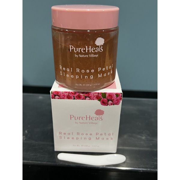 Pure Heals by Nature Village Real Rose Petal Sleeping Mask BNIB 100g $55