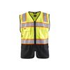 Blaklader Yellow/Black Size Medium Hivis Vest for Carpentry Construction