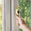 FixRello Universal Inline uPVC Window Handle – Lockable, Ambidextrous, Multi-Spindle – Gold (2 Pack)