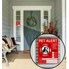 10 PACK Red Pets Inside Alert 4" Rescue Emergency Fire Window Stickers Decals