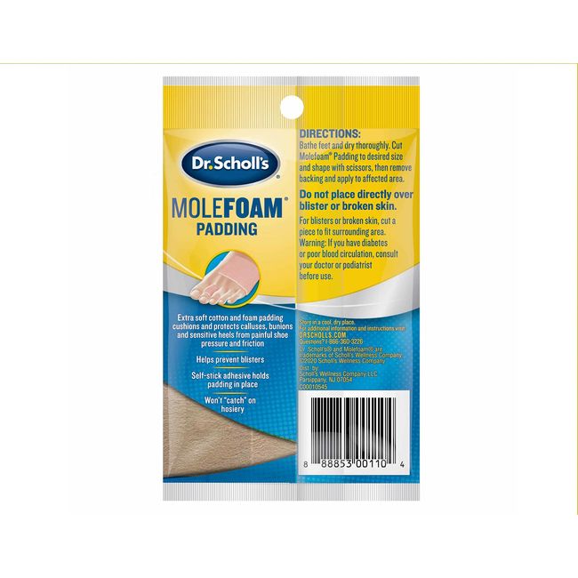 Dr scholl s molefoam augring padding near me