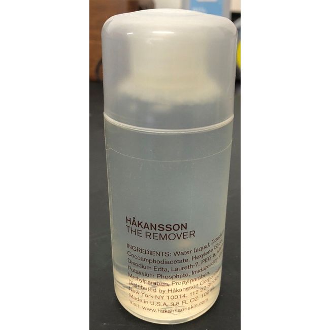 Hakansson Remover Make Up Remover Sweden Swedish Rare HTF in U.S. 3.8 oz 100 ml