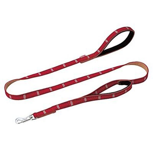 Petio Pet Leash Basic Plus Rhombus Leash Red for Large Dogs Large Size