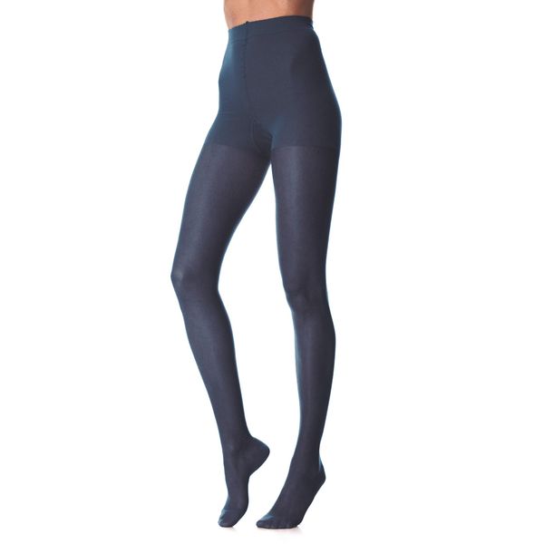 SCUDOTEX Tights 140 Denier Knitted Mesh Compression Degradable Medium to Strong 19-22 Hg mm Blue Size 2