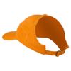 Ladies Washed Cotton Ponytail Cap - Orange OSFM
