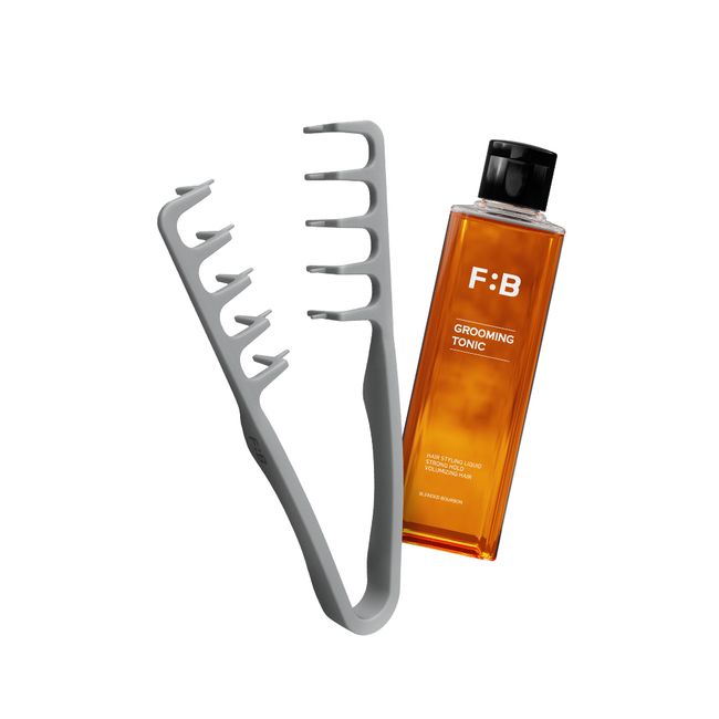 Forbut Shadow Hairbrush + Grooming Tonic