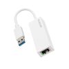 Elecom EDC-GUA3V2-W Wired LAN Adapter, USB3.2 (Gen1), Gigabit Compatible, White