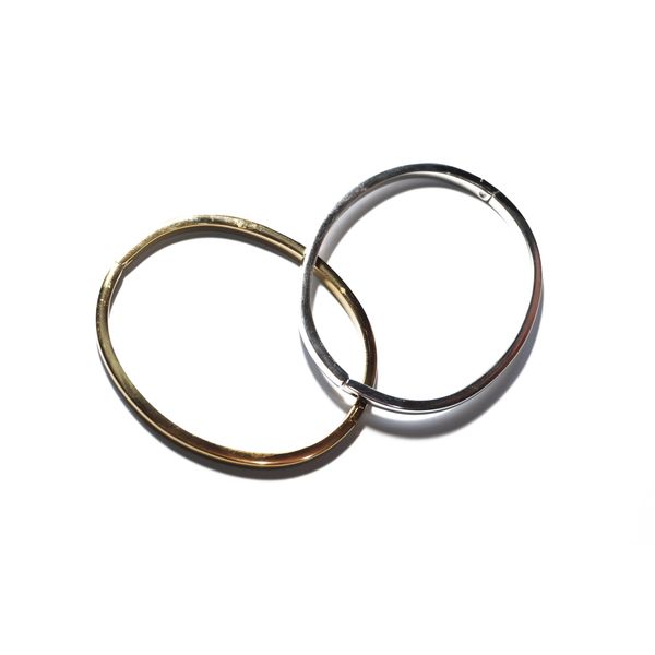 Minimal Simple Gold/Silver Bangles/Gifts for her (platinum-plated)