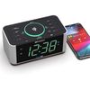 Wireless Charging Alarm Clock W/ Bluetooth USB Port Digital Display Radio