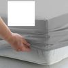 SOFA BED/PULL OUT BED FITTED SHEET 115cm x 180cm (45" x 71") 300 Thread Count (White, 6" Depth)