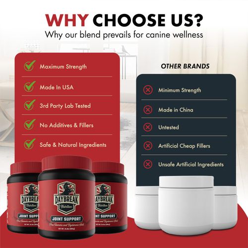 Daybreak Nutrition 8 in 1 Maximum Strength Equine Joint Supplement - Joint Supplement for Horses - Glucosamine, MSM, Chondroitin, Turmeric, Hyaluronic Acid, Manganese, & Boswelia - 964g (30 Servings)