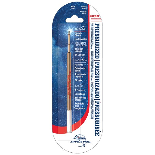 Fisher Space Ballpoint Refill- Red Fine