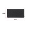 sourcing map Standard Plastic Rectangle Aluminum Extrusion End Cap Black 20x40mm 12pcs