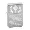 Boondock Saints Prayer Lighter Brush Chrome