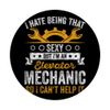 Technician I'm An Elevator Mechanic Lift Funny Men PopSockets Swappable PopGrip