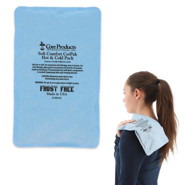 Core Products Soft Comfort CorPak, No Frost Hot and Cold Therapy Pack - 6" x 10", Made in The USA