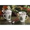 Spode Christmas Tree Peppermint Mugs with Spoons, Set of 2