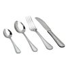 Genware NEV-DS-BD Dessert Spoon, Bead Pattern (Pack of 12)