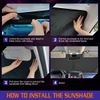 Reflective Auto Sun Shade UV Blind Windscreen Sunshade Foldable Visor Protector
