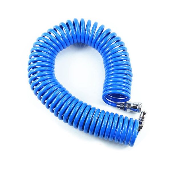 DFsucces Air Hose, Air Tool, Air Compressor, Urethane, High Elasticity, High Pressure, Durable (Blue, Inner Diameter 0.2 x Outer Diameter x 0.4 inches (6.5 mm) x Outer Diameter 0.4 inches (10 mm), 2.4