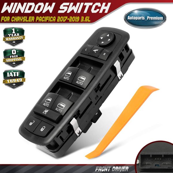 Master Power Window Switch for Chrysler Pacifica 2017-2021 Mini Passenger Van