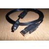 DIXIETREE Replacement AGFA Camera USB Ultra Thin Micro USB Data Transfer Power Cable Lead