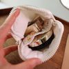 miucatch Storage Pouch, Small Items, Makeup Pouch, Cosmetics Bag, Small, Petite, Square, Compact, Gift, orange
