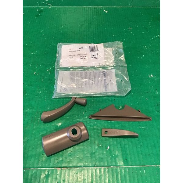 New ANDERSEN Classic Style Casement Window Crank Lock Hardware Kit Stone 1361367