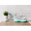 SUAVINEX Feeding Bottle Draining Rack for White/Light Blue