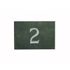 Green Slate House Number (1-99) (No 2)