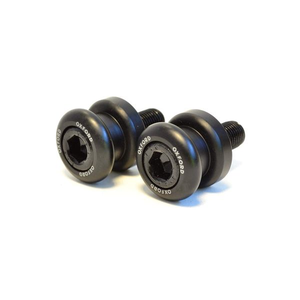 Oxford Motorcycle Paddock Stand Bobbins, Black, M8 (1.25 thread)