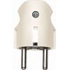Merten 122427 SCHUKO-Stecker, weiß, 250 V