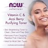 NOW Solutions, Vitamin C and Acai Berry Purifying Toner, Brightening System, Removes Pore-Clogging Residue, 8 Fl Oz (Pack of 1)