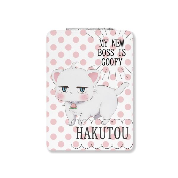 TV Anime "New Boss Hado Natural" [White Peach] Compact Mirror [Rectangle] E