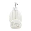 Mud Pie, White, 5" x 4 1/4" Happy Sponge Soap Pump