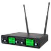 Wireless Microphone System 4 Channel 2 Handheld 2 Headset 2 Lavalier Church UHF