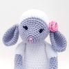 Crochet Pattern - Printed Pattern Booklet- Florence the Lamb Amigurumi Toy Pattern