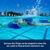 Flents Protechs Seal-Rite Silicone Moldable Ear Plugs for Pool, Ocean, Water, Sports, Color May Vary - Neon Pink, Green, and Orange, 6 Pairs