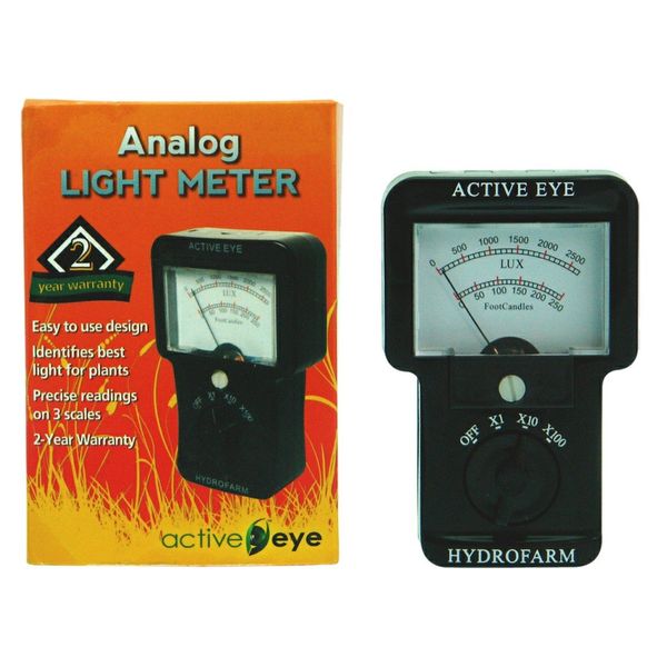 Active Eye Analogue Light Meter Grow Room Accessory Hydroponics