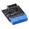 ieron USB 3.0 to 3.2 Adapter - Internal 19-pin Header to USB 3.2 / Type C 20-pin TYPE-E External Front Panel Adapter Support Systems - WINXP/ 7/8/10 32/64BIT/ MAC/Linux